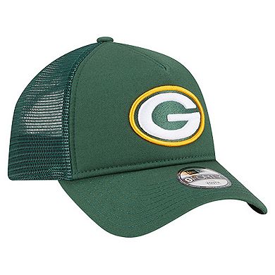 Preschool New Era Green Green Bay Packers Main A-Frame 9FORTY Adjustable Hat