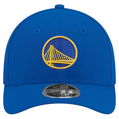Men's New Era Royal Golden State Warriors 9FORTY Stock M-Crown Adjustable Hat
