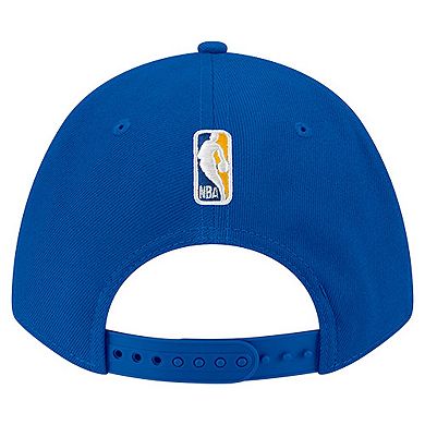 Men's New Era Royal Golden State Warriors 9FORTY Stock M-Crown Adjustable Hat