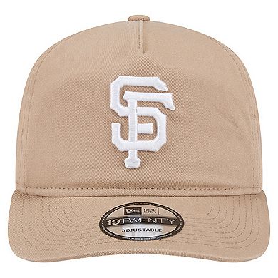 Men's New Era Light Beige San Francisco Giants Cam 19TWENTY Adjustable Hat