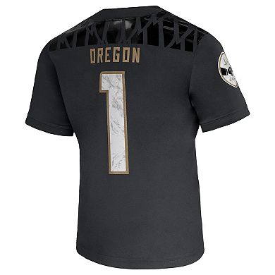 Preschool Nike #1 Anthracite Oregon Ducks Shoe Duck Vapor Fusion Jersey