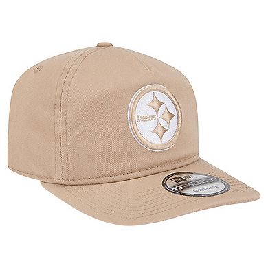 Men's New Era Tan Pittsburgh Steelers 19TWENTY Adjustable Hat