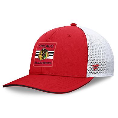 Men's Fanatics Red/White Chicago Blackhawks Centennial Adjustable Hat