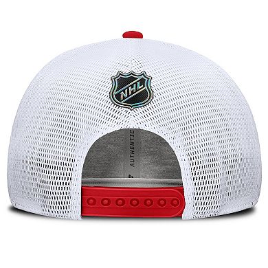 Men's Fanatics Red/White Chicago Blackhawks Centennial Adjustable Hat