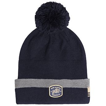 Men's Under Armour Navy Navy Midshipmen Freedom Collection Cuffed Knit Hat with Pom