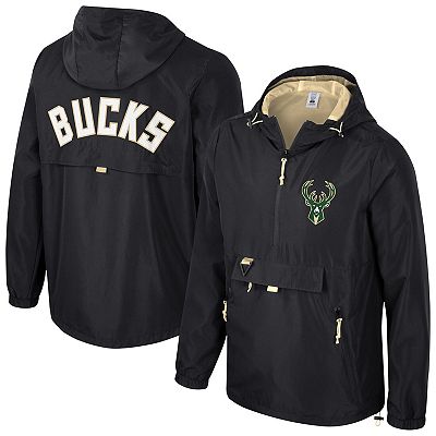 Unisex Stadium Essentials Black Milwaukee Bucks Compete Quarter