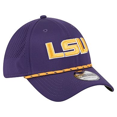 Men's New Era Purple LSU Tigers Rope 39THIRTY Flex Hat