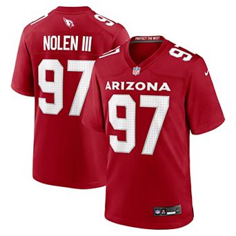 Men's Nike Walter Nolen Cardinal Arizona Cardinals 2025 NFL Draft First Round Pick Game Jersey