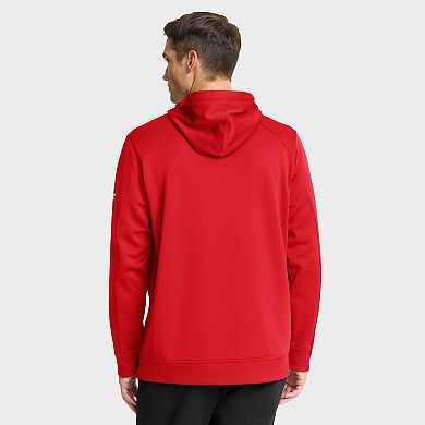 Men's Fanatics Red Chicago Blackhawks Authentic Centennial Pro Rink Hoodie