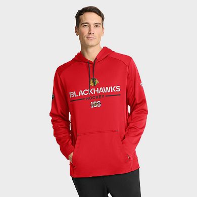 Men's Fanatics Red Chicago Blackhawks Authentic Centennial Pro Rink Hoodie