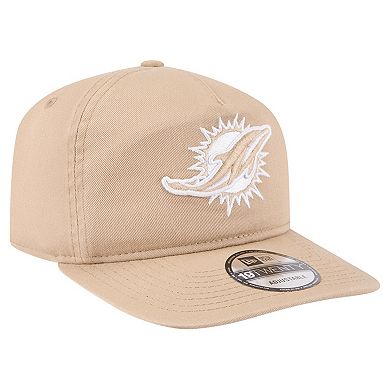 Men's New Era Tan Miami Dolphins 19TWENTY Adjustable Hat