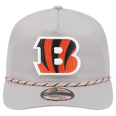 Men's New Era Gray Cincinnati Bengals Rope 19TWENTY Hat