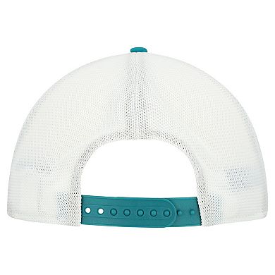 Men's New Era Aqua/White Miami Dolphins Patch 19TWENTY Adjustable Hat