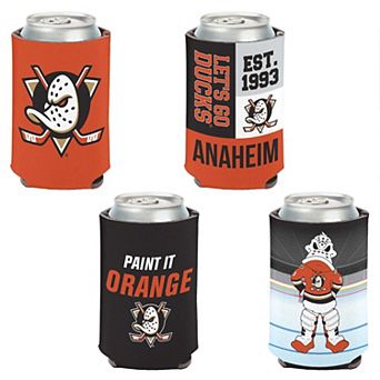 WinCraft Anaheim Ducks 4-Pack 12oz. Can Cooler Set