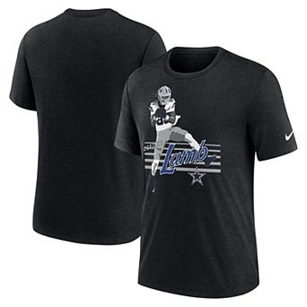 Men's Nike CeeDee Lamb Heather Black Dallas Cowboys Player Graphic T-Shirt