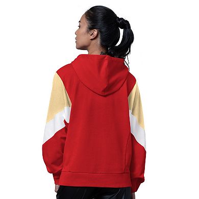 Women's Starter Scarlet San Francisco 49ers Scrimmage Hoodie