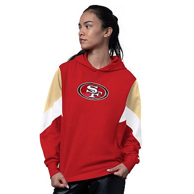 Women's Starter Scarlet San Francisco 49ers Scrimmage Hoodie