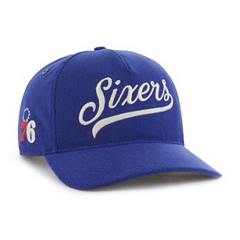 Men's '47 Royal Philadelphia 76ers Golden Age Relaxed Corduroy Hitch Adjustable Hat