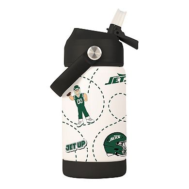 Logo Brands New York Jets 12oz. Mascot Bottle