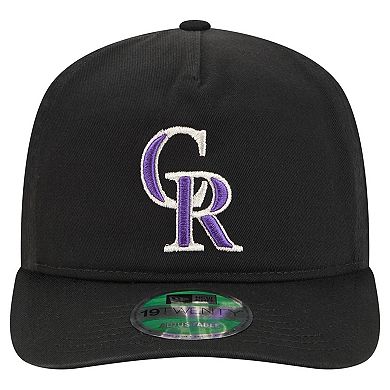 Men's New Era Black Colorado Rockies Team 19TWENTY Adjustable Hat