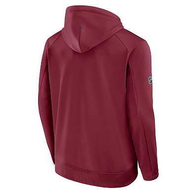 Men's Fanatics Burgundy Colorado Avalanche Authentic Pro Rink Hoodie