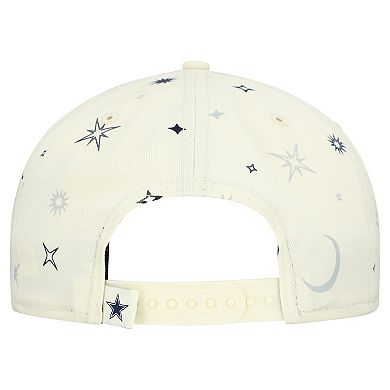 Men's New Era Stone Dallas Cowboys Celestial Golfer Snapback Hat