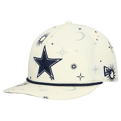 Men's New Era Stone Dallas Cowboys Celestial Golfer Snapback Hat