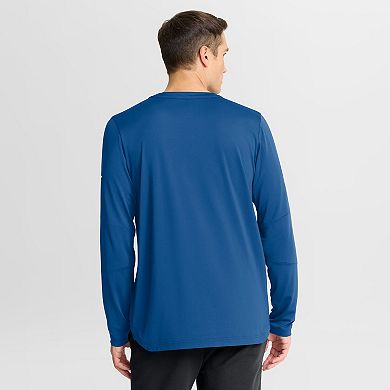 Men's Fanatics Blue St. Louis Blues Authentic Pro Rink Tech Long Sleeve T-Shirt