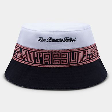 Unisex Live Breathe Futbol White Atlanta United FC Somos Collection Reversible Bucket Hat