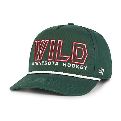 Men's '47 Green Minnesota Wild Byline Hitch Adjustable Hat