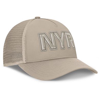 Women's Fanatics Tan New York Rangers Authentic Pro Road Trucker Adjustable Hat