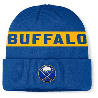 Men's Fanatics Royal Buffalo Sabres Authentic Pro Rink Cuffed Knit Hat