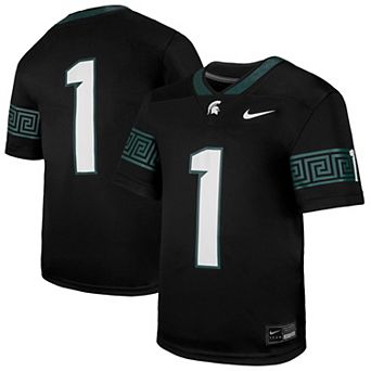 Preschool Nike #1 Green Michigan State Spartans Untouchable Replica Game Jersey