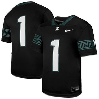 Preschool Nike #1 Green Michigan State Spartans Untouchable Replica Game Jersey