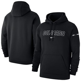 Men's Nike Black Colorado Buffaloes Coach Prime Club Fleece Hoodie