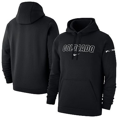 Men's Nike Black Colorado Buffaloes Coach Prime Club Fleece Hoodie