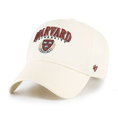 Men's '47 Sand Harvard Crimson Clean Up Adjustable Hat