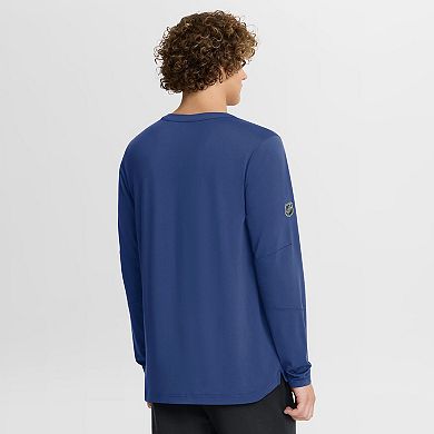 Men's Fanatics Blue Toronto Maple Leafs Authentic Pro Rink Tech Long Sleeve T-Shirt