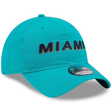 Men's New Era Aqua Miami Dolphins 2025 Rivalries Collection Team 9TWENTY Adjustable Hat