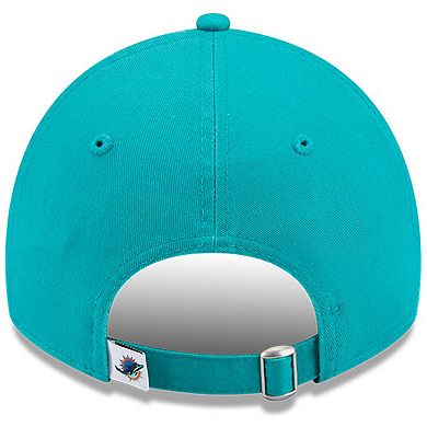 Men's New Era Aqua Miami Dolphins 2025 Rivalries Collection Team 9TWENTY Adjustable Hat