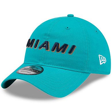 Men's New Era Aqua Miami Dolphins 2025 Rivalries Collection Team 9TWENTY Adjustable Hat