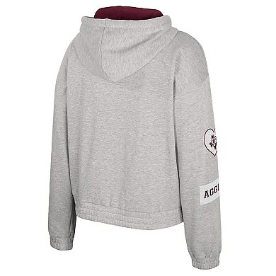 Women's Colosseum Gray Texas A&M Aggies Alfie Full-Zip Hoodie Jacket