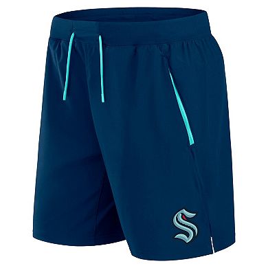 Men's Fanatics Deep Sea Blue Seattle Kraken Authentic Pro Rink Performance Shorts