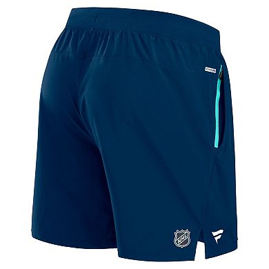 Men's Fanatics Deep Sea Blue Seattle Kraken Authentic Pro Rink Performance Shorts