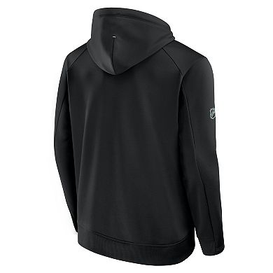 Men's Fanatics Black Los Angeles Kings Authentic Pro Rink Hoodie