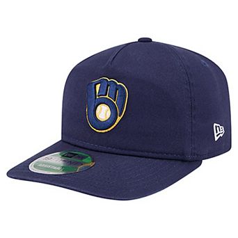 Men's New Era Navy Milwaukee Brewers Team 19TWENTY Adjustable Hat
