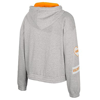 Women's Colosseum Gray Tennessee Volunteers Alfie Full-Zip Hoodie Jacket