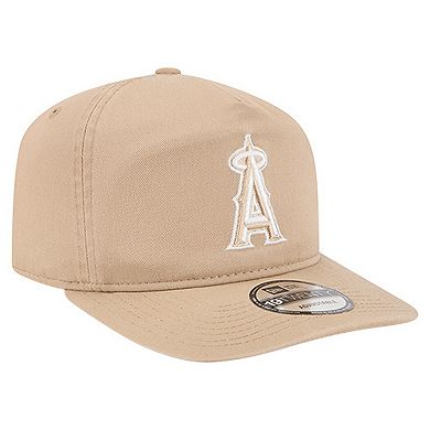 Men's New Era Light Beige Los Angeles Angels Cam 19TWENTY Adjustable Hat
