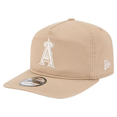 Men's New Era Light Beige Los Angeles Angels Cam 19TWENTY Adjustable Hat