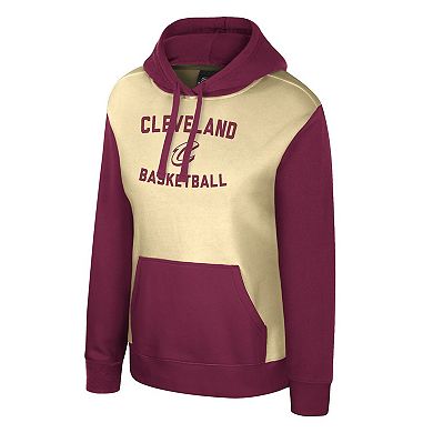 Women's Stadium Essentials Cream Cleveland Cavaliers Rafters Road Trip Hoodie